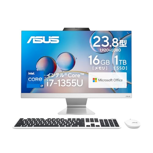 Amazon.co.jp: ASUS デスクトップPC A3402WVAK 23.8型 Windows 11 i7